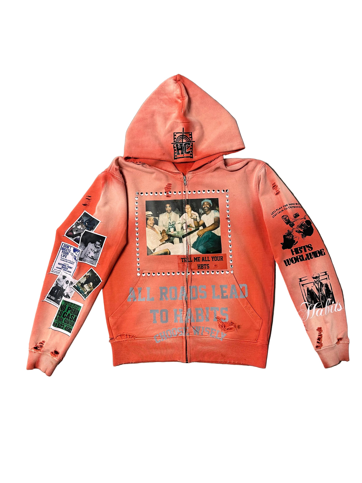 Portrait Zip Up