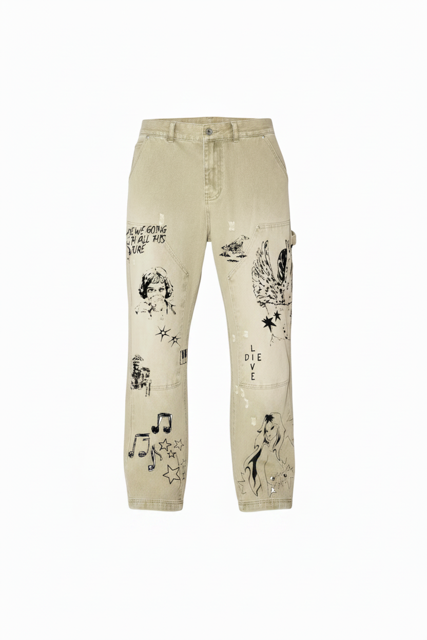 Sketchbook Carpenter Pants