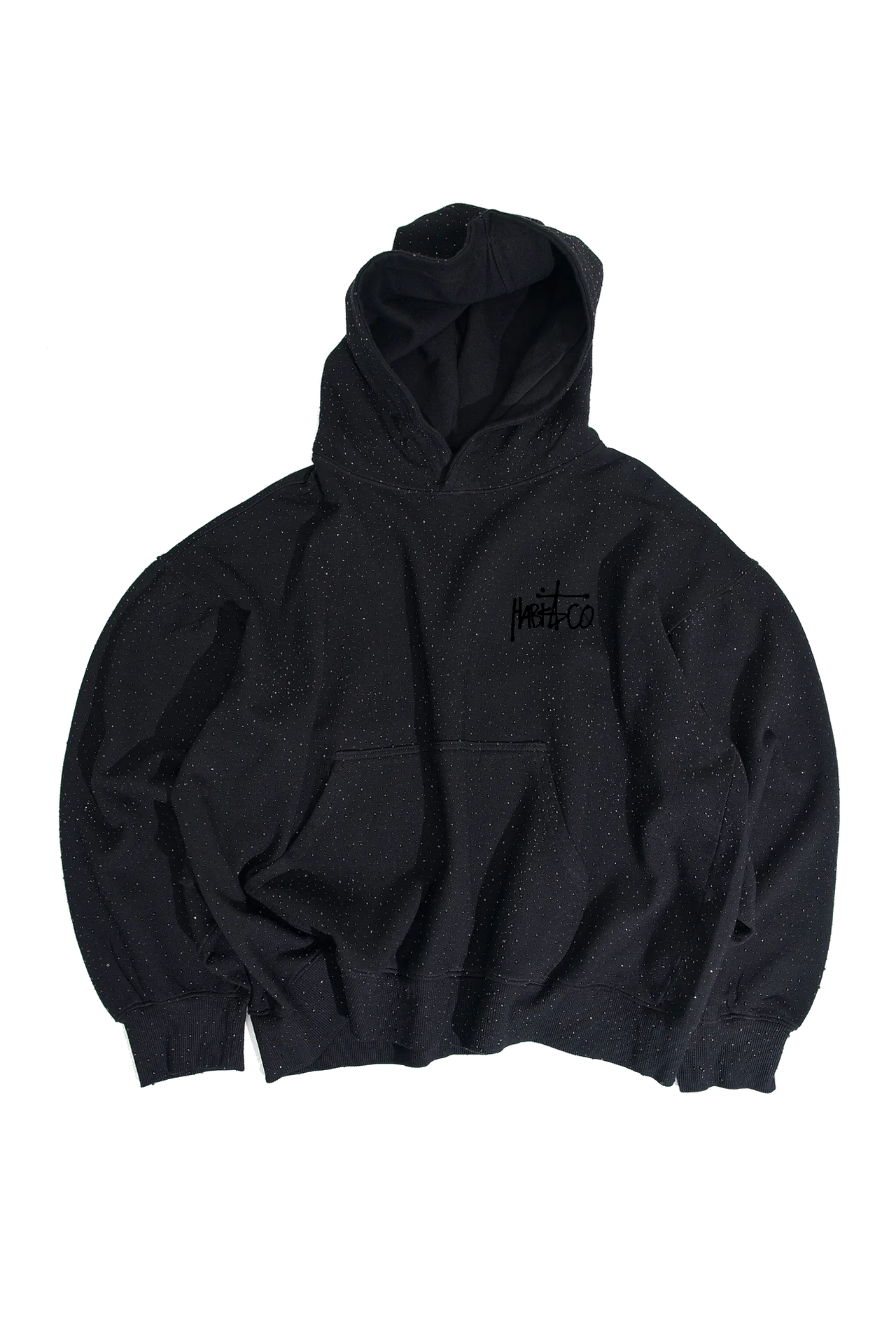 Black Edition - All Over Rhinestone Hoodie